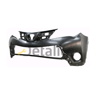 Бампер передний верхний без отверстия под омыватель под датчик для тойота рав 4 от 2013