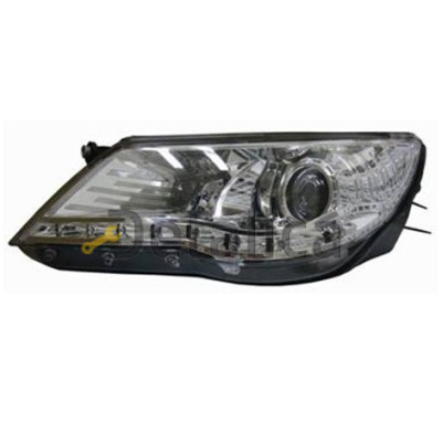 Фары комплект тюнинг линзованная внутри хром для Фольксваген Тигуан от 2007-2010 (Depo) Фары комплект тюнинг линзованная внутри хром для Фольксваген Тигуан от 2007-2010 (Depo)