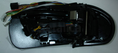 Зеркало для Мерседес W203 правое электр с подогревом, автоскладывание, память, без крышки (aspherical) (Тайвань)