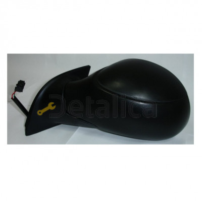 Зеркало левое механическое с тросиком convex для Ситроен С3 от 2002