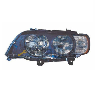 Фара левая с белым указателем поворота для BMW E53 X5 от 1999-2004