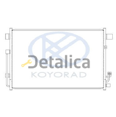 Радиатор кондиционера для Ниссан Теана J32 Koyo Япония