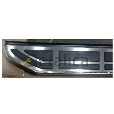 Порог-подножка комплект для Фольксваген Туарег от 2011 (Китай) вариант 1