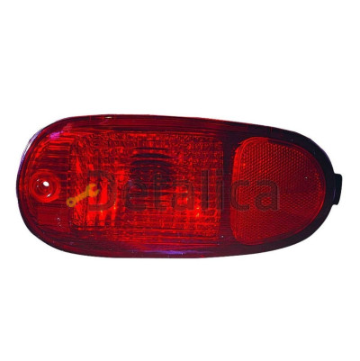 Фонарь-катафот левый в задний бампер для Хендай Санта Фе от 2001 до 2004 (Depo)