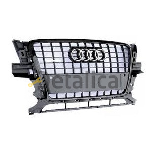 Решетка радиатора для Ауди Q5 от 2008 (Тайвань) хром-серая