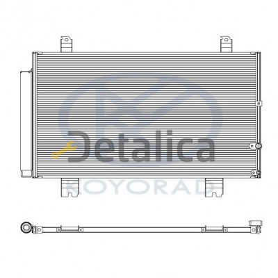 Радиатор кондиционера для Лексус GS 300/430 III Koyo Япония