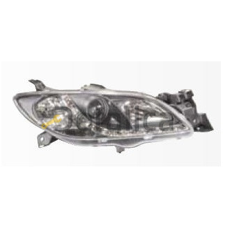 Фары тюнинг-комплект Мазда 3 БК седан 2003 Devil Eyes Sonar