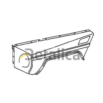 Крыло левое Мерседес W463 Gelendewagen 2007-2016 оригинал