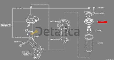 Опорный подшипник переднего амортизатора для Ниссан Х-Трейл Т32