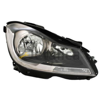 Фара правая Мерседес W204 2011-2014 Черные Depo