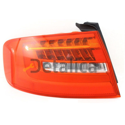 Фонарь задний внешний левый диодный для Ауди А4 В8 от 2012 (Depo)