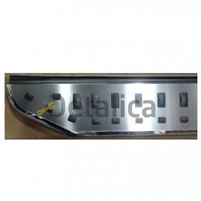 Порог-подножка комплект для Фольксваген Туарег от 2011 (Китай) вариант 2