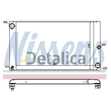 Радиатор охлаждения  NISSENS  NRF  GERI для BMW E65/E66 от 2002-