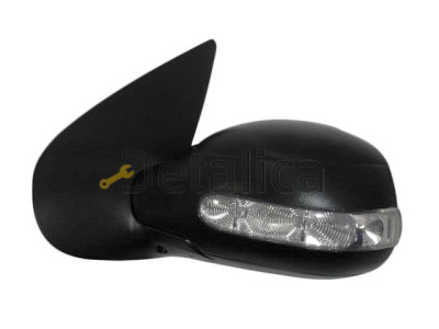 PEUGEOT 206 зеркало лев механ с тросик с ук.повор тюнинг (aspherical) (Тайвань)