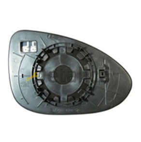 Стекло зеркала левое с подогревом convex для Шевроле Авео Т300