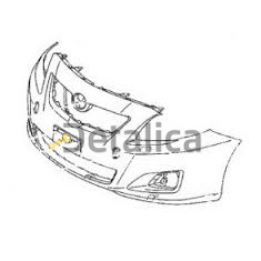 Бампер передний с отв под омыват фар для Тойота Королла от 2006 (оригинал) Седан