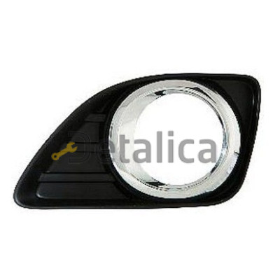 Решетка бампера передняя левая с отв под птф для Тойота Камри 40 2009-2010 (Китай)