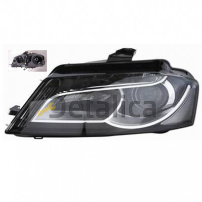 Фара левая с регулятором мотора ксенон для Ауди А3 от 2008 (Depo)