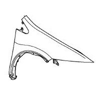 Крыло переднее правое  хэтчбэк для хонда цивик от 2006