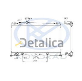 Радиатор охлаждения для мазда 6 ГГ АТ 1.8 2 Koyo Япония
