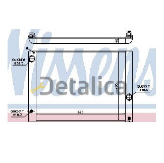 Радиатор охлаждения для BMW E65/E66 от 2002