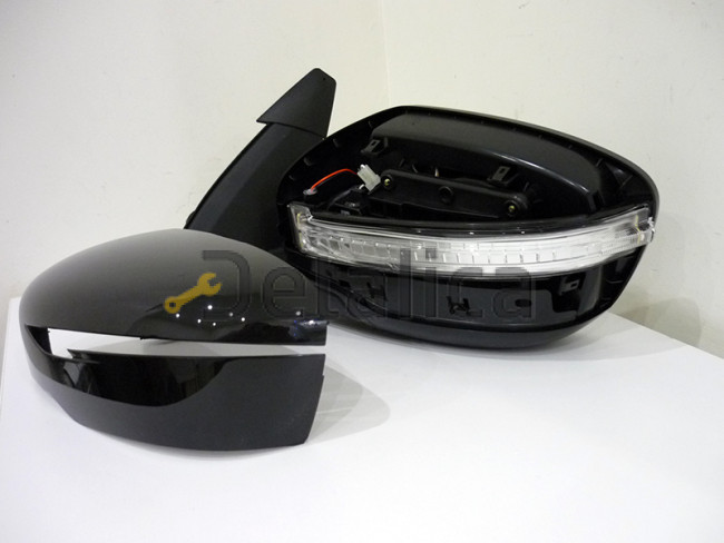 Зеркало левое для Ниссан Кашкай J11E электрическое с подогревом ук. поворота