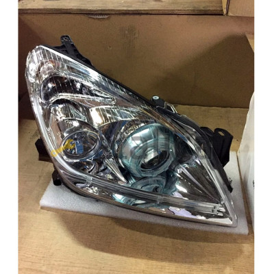 Фары тюнтнг комплект ксенон с светящимся ободком EAGLE EYES внутри хром для Опель Астра H