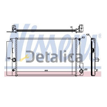 Радиатор охлаждения для Тойота Королла 150 (Nissens)