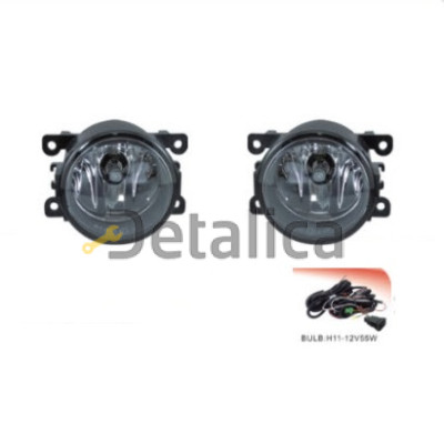 Фары противотуманные комплект с проводкой и кнопкой для Сузуки Свифт от 2005 года