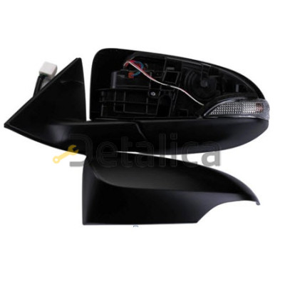 Зеркало левое электр с подогрев диод ук поворота для Тойота Камри V50 от 2011 (Тайвань) convex грунт