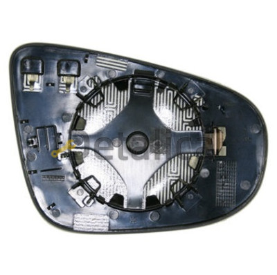 Стекло зеркала левое с подогревом для Фольксваген Гольф 6 от 2009 (Тайвань)