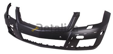Бампер для Мерседес Х204 передний с отверстием под омыватели, датчики молдинг, грунт (Тайвань)