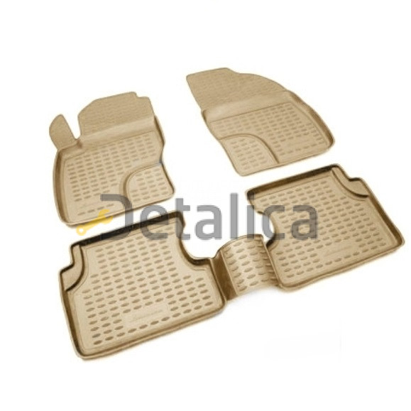 Коврики в салон Lexus RX350 2003-2009 резиновые 4 шт бежевые