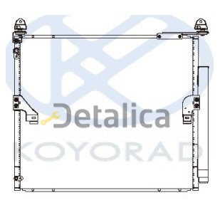 Радиатор кондиционера для Тойота Прадо 150 Koyo Япония