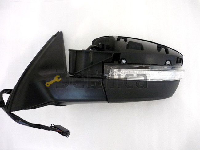 Зеркало левое электрическое с подогревом ук поворота для Фольксваген Джетта 6 от 2011 USA 6 контактов грунт (Тайвань)