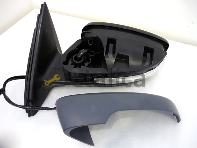 Зеркало левое электрическое с подогревом ук поворота для Фольксваген Джетта 6 от 2011 USA 6 контактов грунт (Тайвань)