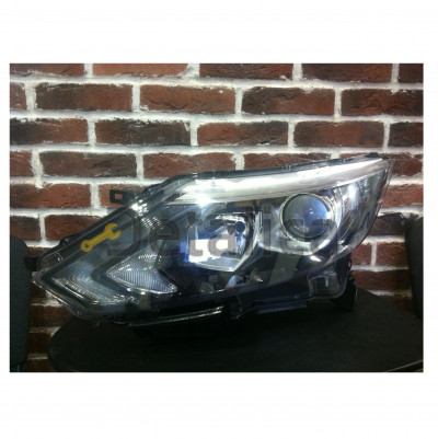 Фара передняя левая для Ниссан Кашкай J11 Depo линзованная с регулятором мотора