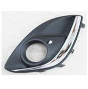 Решетка перднего бампера левая с хромированным молдингом для Opel Corsa D от 2011