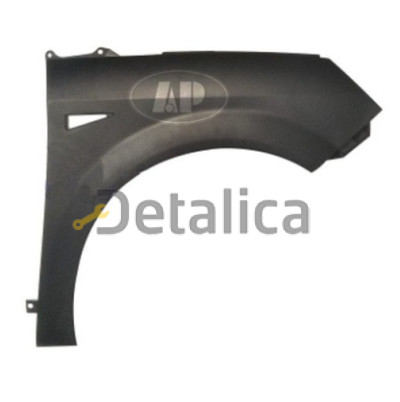 Крыло переднее правое пластик грунт для Рено Сценик от 2003