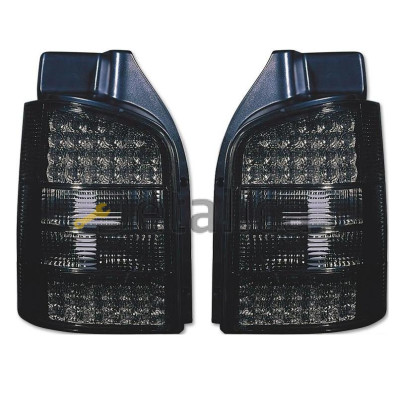 Фонари задние тюнинг-комплект прозрачный с диодами тонирован для Фольксваген Транспортер Т5 от 2003 (Depo)