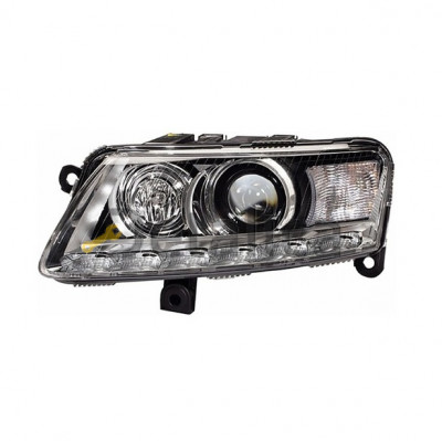 Фара левая ксенон D3S с диодами под корректор для Ауди А6 С6 от 2008 - 2010 (Depo)