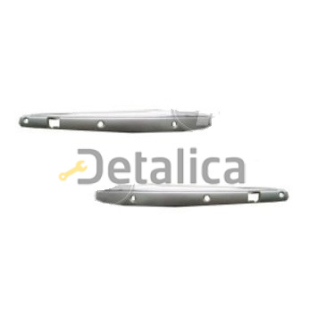 Молдинг бампера передний левый под датчик с хромом для Мерседес W211 от 2002