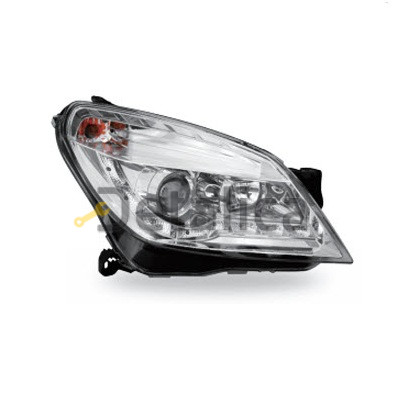 Фары тюнинг комплект DEVIL EYES ксенон JUNYAN внутри хром для Опель Астра H