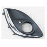 Решетка переднего бампера правая с хром молдингом для Opel Corsa D от 2011