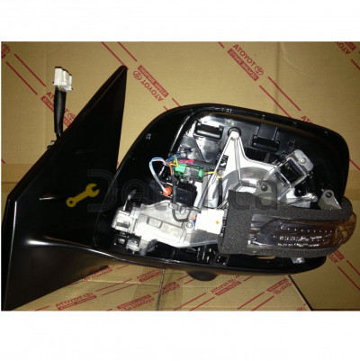 Зеркало левое (без крышки) для Тойота Ленд Крузер 200 от 2012 оригинал