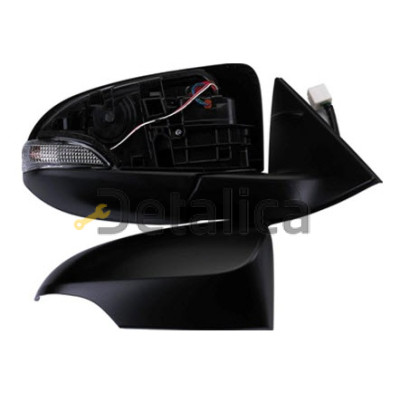 Зеркало правое электр с подогрев автосклад диод ук поворота для Тойота Камри V50 от 2011 (Тайвань) convex грунт