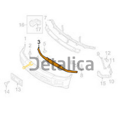 Усилитель бампера передний оригинал для инфинити qx56 от 2008