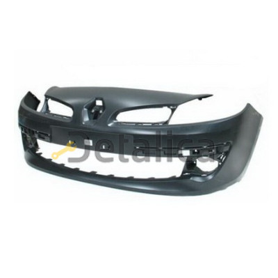 Бампер передний с отверстием под противотуманки грунт для для рено клио от 2006