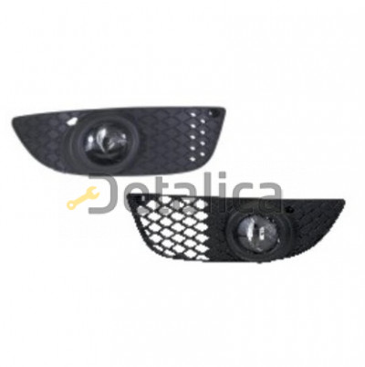 Фара противотуманная левая+правая комплект с решеткой бампера для митсубиси лансер от 2007