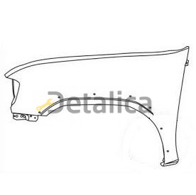 Крыло переднее левое оригинал для инфинити qx56 от 2008